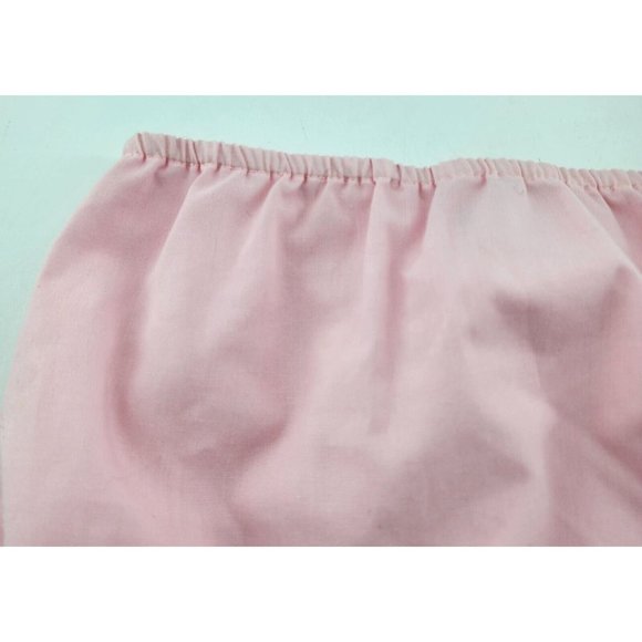 Vtg Baby Girls Pink Tiered Ruffle White Lace Trim Dress/Bloomers RN 50255 Sz 18M - Picture 12 of 16